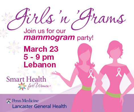 Girls 'n 'Grams mammogram party