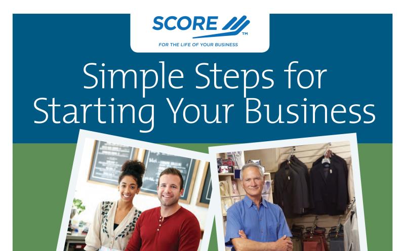 SCORE: Simple Steps to Starting Your Business (Series)